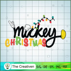 Mickey Christmas SVG Cut File for Cricut & Silhouette