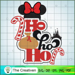Spangler Candy Minnie Christmas SVG Cut File for Cricu Design 21077