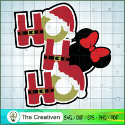 Minnie Hohoho SVG Cut File for Cricut & Silhouette