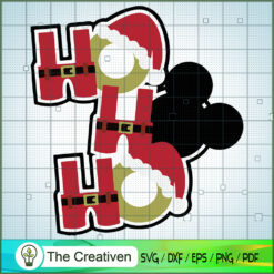 Mickey Hohoho SVG Cut File for Cricut & Silhouette