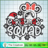 Christmas Squad Minnie SVG Cut File for Cricut & Silhouette