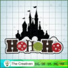 Hohoho Disney Castle SVG Cut File for Cricut & Silhouette