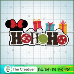 Hohoho Mickey Christmas Gift SVG Cut File for Cricut & Silhouette
