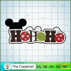 Hohoho Mickey Mouse SVG Cut File for Cricut & Silhouette