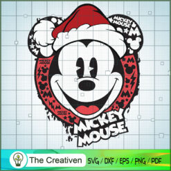 Funny Face Mickey Mouse SVG Cut File for Cricut & Silhouette