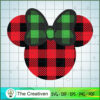 Minnie Head Red Christmas SVG Cut File for Cricut & Silhouette