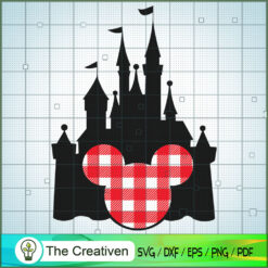 Mickey Head Christmas Castle SVG Cut File for Cricut & Silhouette