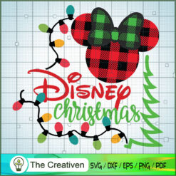 Minnie Disney Christmas SVG Cut File for Cricut & Silhouette