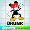 Mickey Drunk SVG Cut File for Cricut & Silhouette