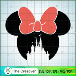 Minnie Castle Head SVG Cut File for Cricut & Silhouette