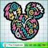 Color Mickey SVG Cut File for Cricut & Silhouette 2 10 Color mickey copy