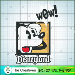 Mickey Wow Disneyland SVG Cut File for Cricut & Silhouette