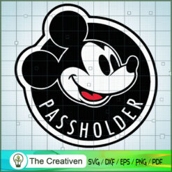 Mickey Head Logo SVG Cut File for Cricut & Silhouette
