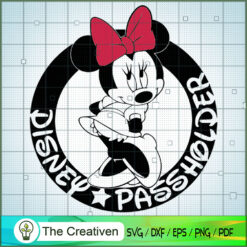 Minnie Passholder Logo SVG Cut File for Cricut & Silhouette