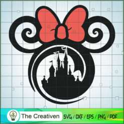 Minnie Swirls SVG Cut File for Cricut & Silhouette