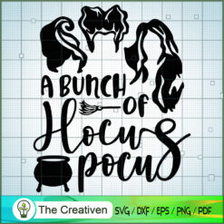 A Bunch Of Hocus Pocus Disne SVG Cut File for Cricut