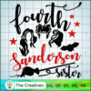 Fourth Sanderson Sister SVG Cut File for Cricut & Silhouette