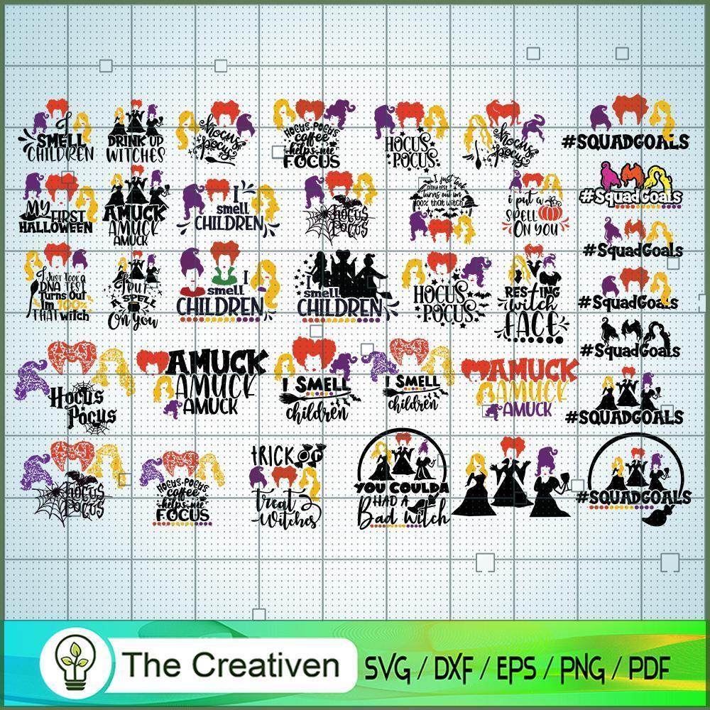 Bundle Of Hocus Pocus SVG, Halloween Bundle SVG, Hocus Pocus SVG 1 Bundle Of Hocus Pocus SVG, Halloween Bundle SVG, Hocus Pocus SVG