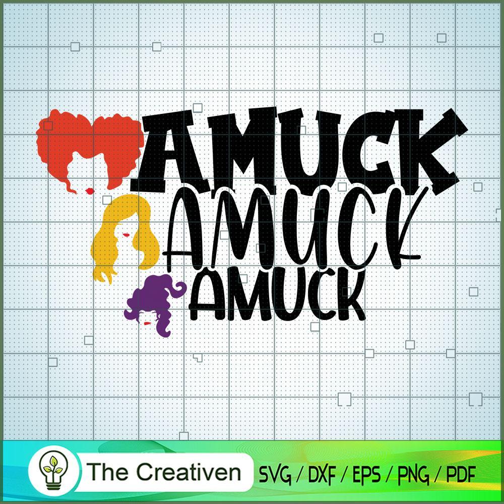 Sanderson Amuck SVG Cut File for Cricut & Silhouette 1 Sanderson Amuck SVG Cut File for Cricut & Silhouette