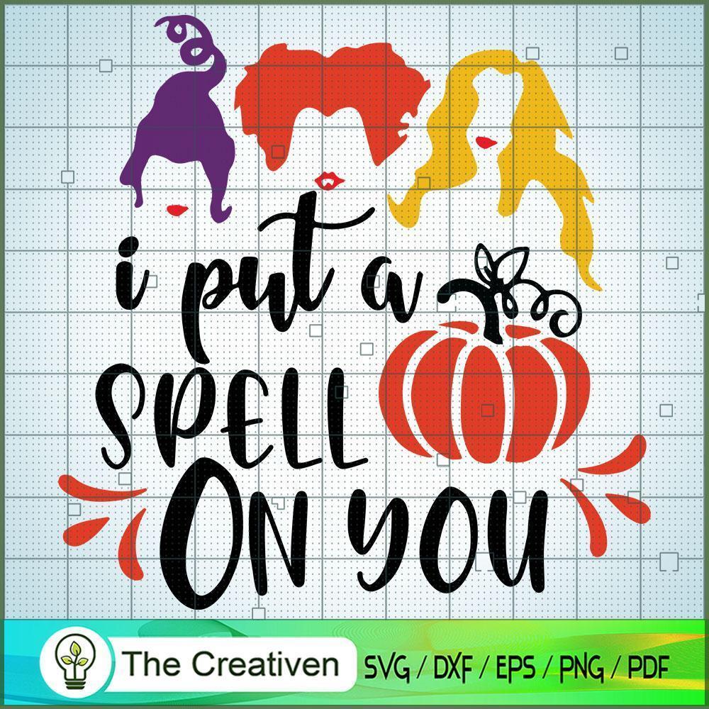 I Put A Spell On You SVG Cut File for Cricut & Silhoue Design 20657 1 I Put A Spell On You SVG Cut File for Cricut & Silhoue Design 20657