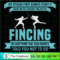 Fencing Do Everything SVG Cut File for Cricut & Silhouette