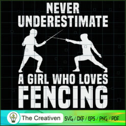 Never Underestimate Girl Lov SVG Cut File for Cricut