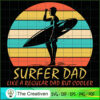 Surfer Dad Like a Regular Da SVG Cut File for Cricut