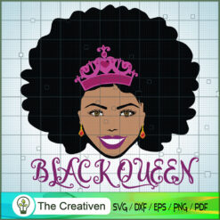 Black Little Princess Afro Queen SVG, Afro Woman SVG, Black Woman SVG