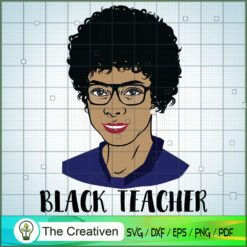 Black and Educated Back to School SVG, Afro Woman SVG, Black Woman SVG