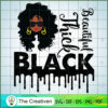 Beautiful Black Girl Black L SVG Cut File for Cricut