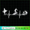 Surfing Heartbeat SVG Cut File for Cricut & Silhouette