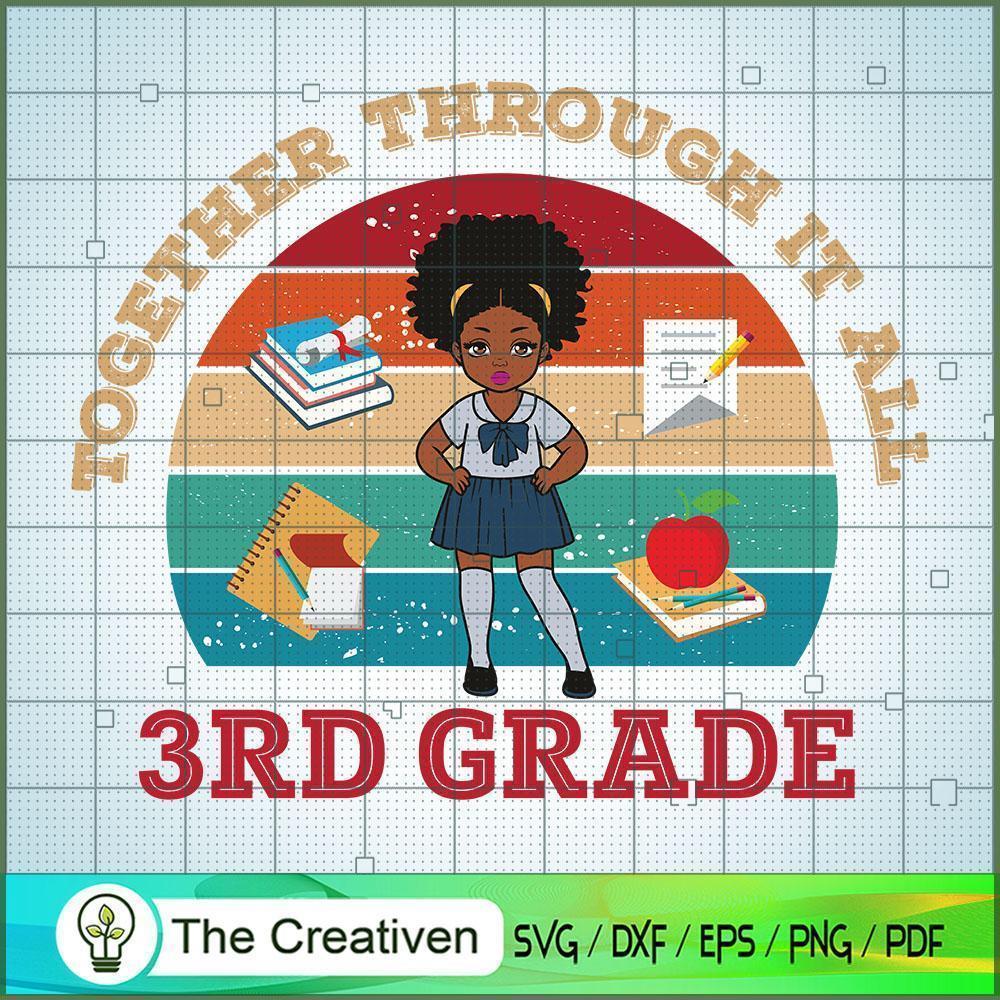 Black Girl 3rd Grade Back to SVG Cut File for Cricut 1 Black Girl 3rd Grade Back to SVG Cut File for Cricut