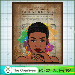 Black Girl Pride Unique SVG, Afro Woman SVG, Black Woman SVG