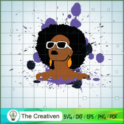 African Woman Black Lives Matter SVG, Afro Woman SVG, Black Woman SVG