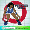 Pistons Girl NBA Champion SVG Cut File for Cricut & Silhouette