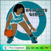 Hornets Girl NBA Champion SVG Cut File for Cricut & Silhouette