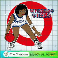 Wizards Girl NBA Champion SVG Cut File for Cricut & Silhouette