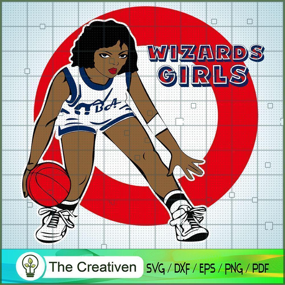 Wizards Girl NBA Champion SVG Cut File for Cricut & Silhouette 1 Wizards Girl NBA Champion SVG Cut File for Cricut & Silhouette