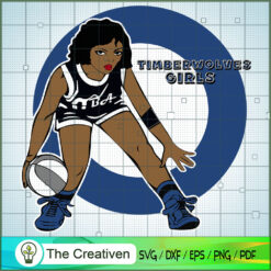 Timberwolves Girl NBA Champion SVG Cut File for Cricut & Silhouette
