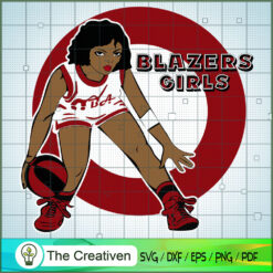Blazers Girl NBA Champion SVG Cut File for Cricut & Silhouette