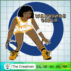 Warriors Girl NBA Champions SVG Cut File for Cricut & Silhouette