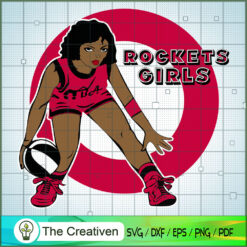 Rockets Girl NBA Champions SVG Cut File for Cricut & Silhouette