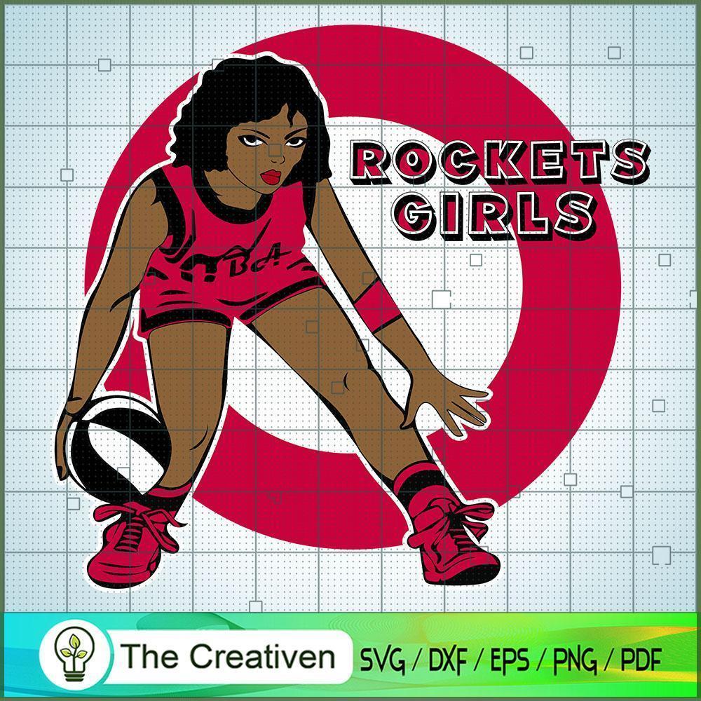 Rockets Girl NBA Champions SVG Cut File for Cricut & Silhouette 1 Rockets Girl NBA Champions SVG Cut File for Cricut & Silhouette