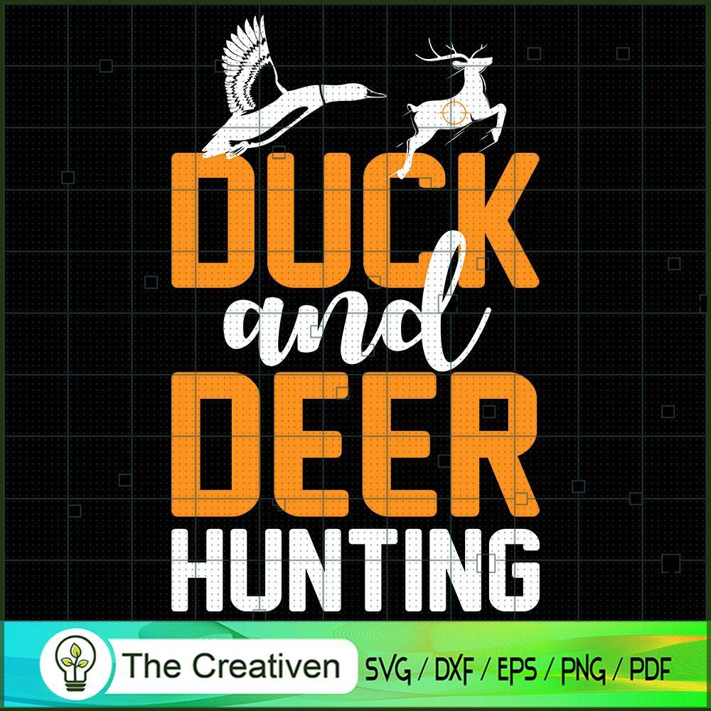 Deer and Duck Hunting SVG Cut File for Cricut & Silhouette 1 Deer and Duck Hunting SVG Cut File for Cricut & Silhouette