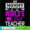 My Mommy is the World's Best Teacher SVG, Mommy SVG, Mother SVG