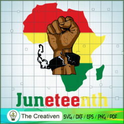 Juneteenth Break the Chains SVG, Juneteenth SVG, Afro-American SVG