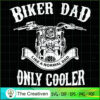 Biker Dad Like a Normal Dad Only Cooler SVG, Daddy SVG, Father SVG 2 45 copy 33