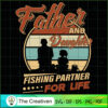 Father and Daughter Fishing Partner SVG, Daddy SVG, Father SVG