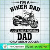 Im a Biker Papa Just Like a Normal Dad SVG, Daddy SVG, Father SVG