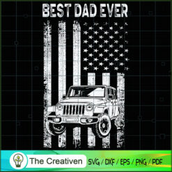 Best Jeep Dad Ever SVG, Daddy SVG, Father SVG